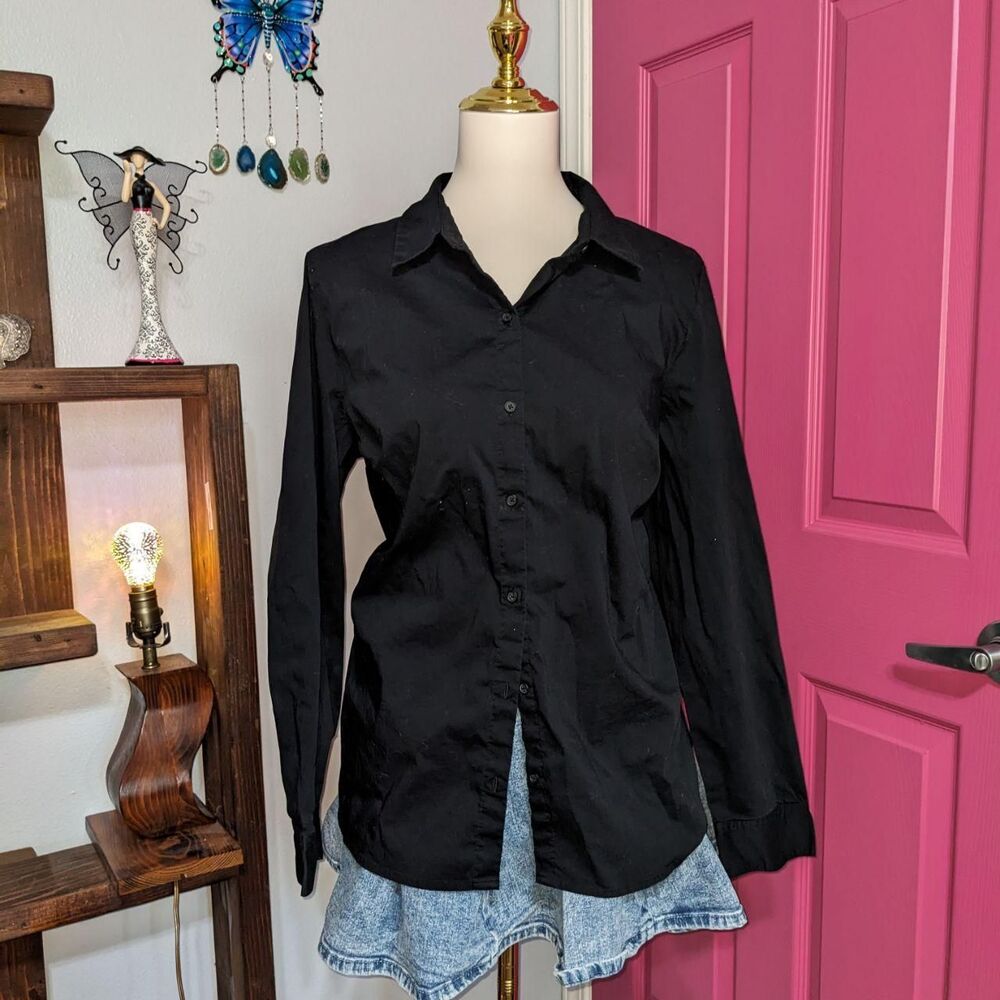 Nine-west Women's Black Shirt